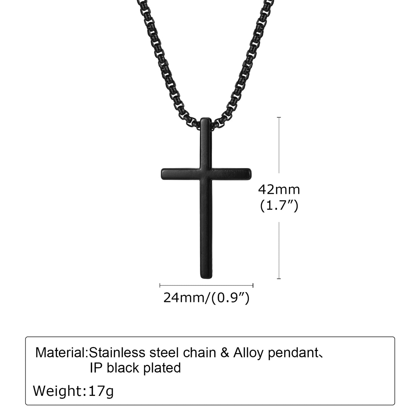 HydroX FaithSteel™ Cross Necklace