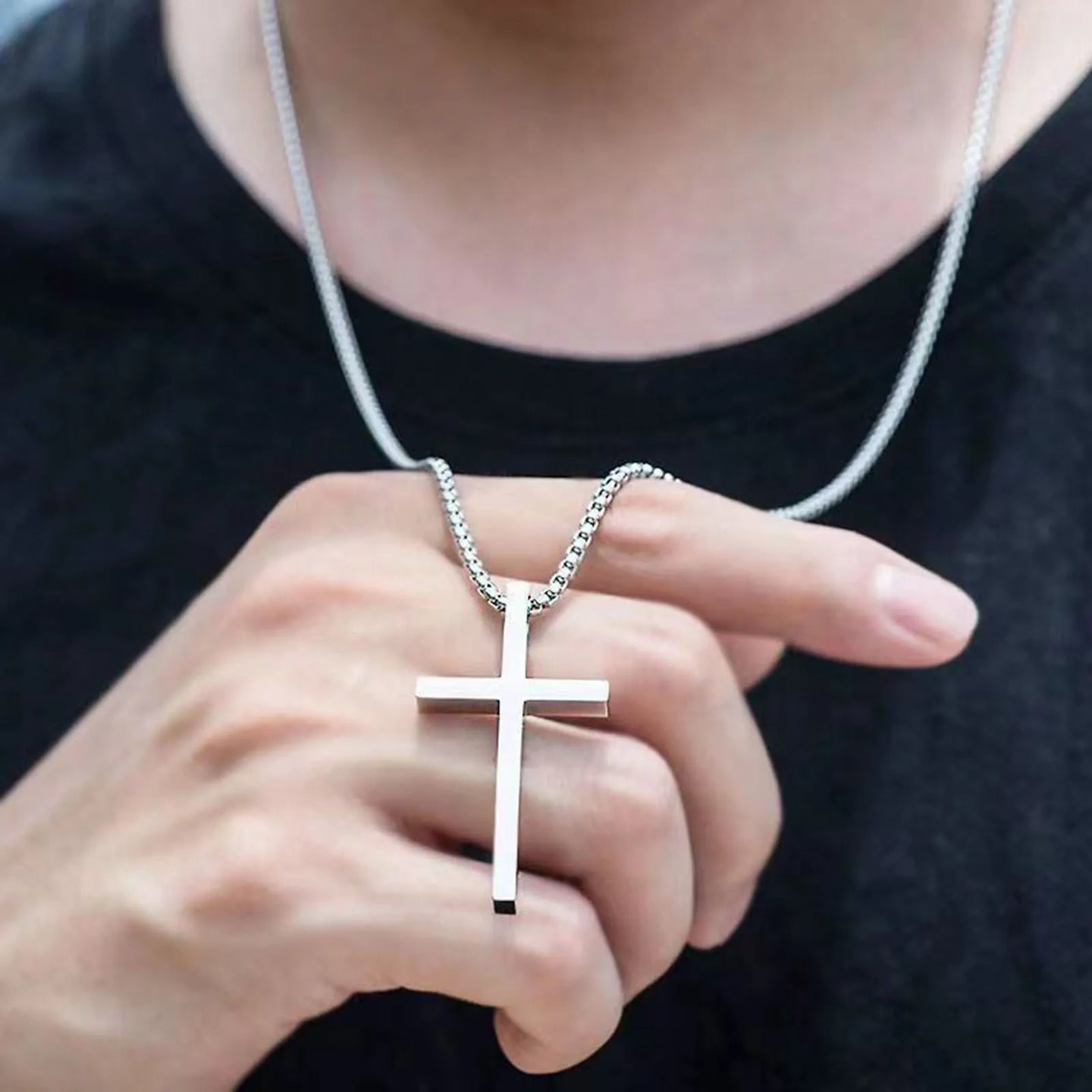 HydroX FaithSteel™ Cross Necklace