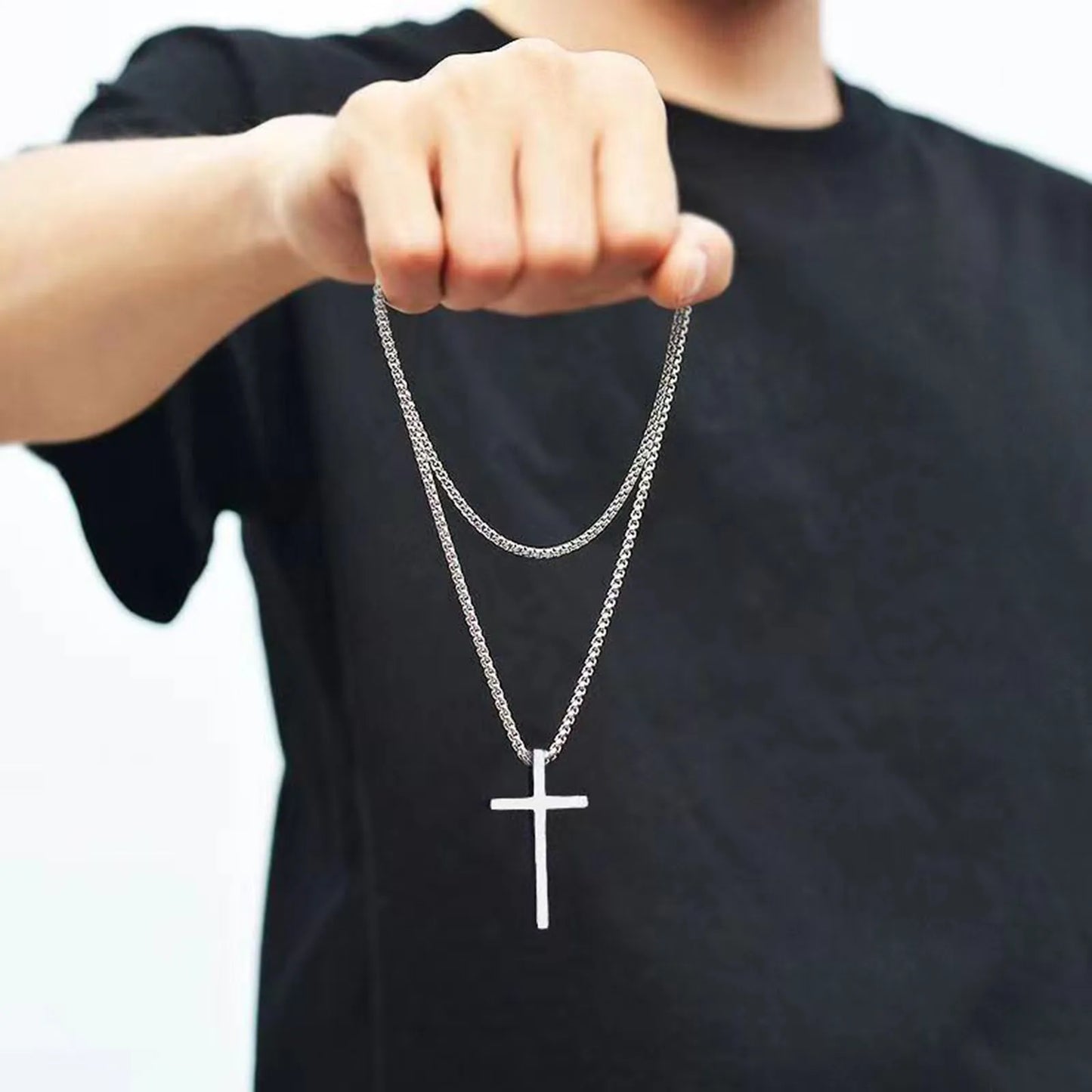 HydroX FaithSteel™ Cross Necklace